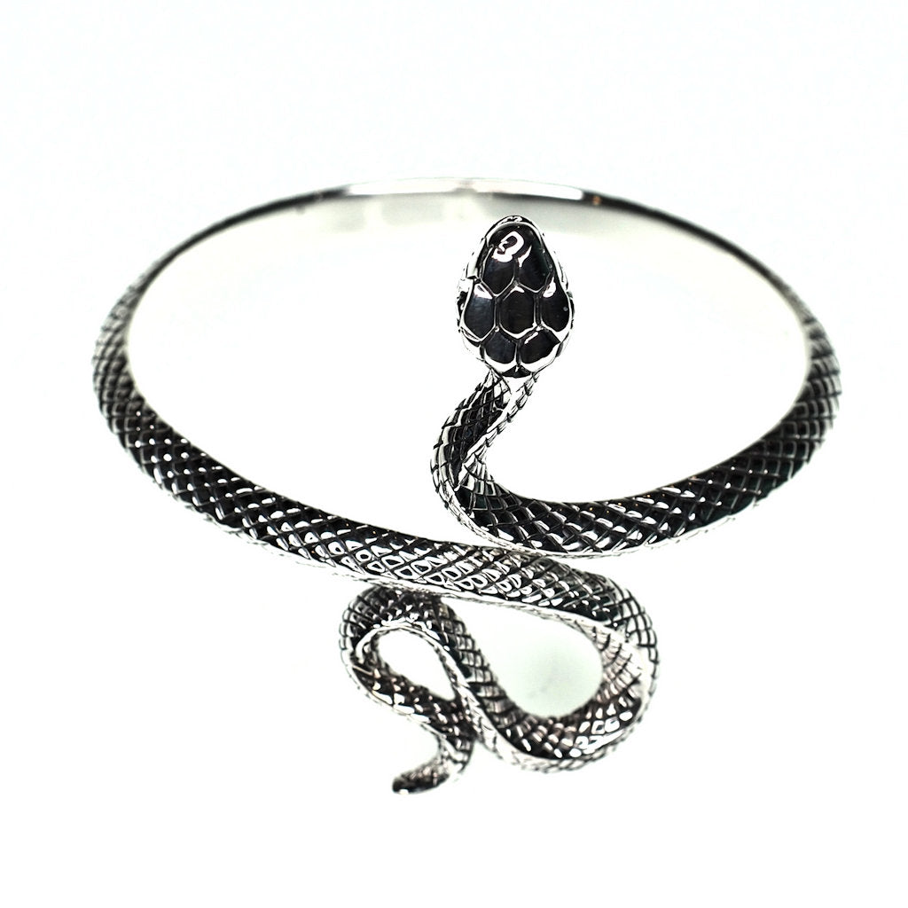 Coiled snake bracelet