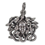 Sterling silver Medusa pendant