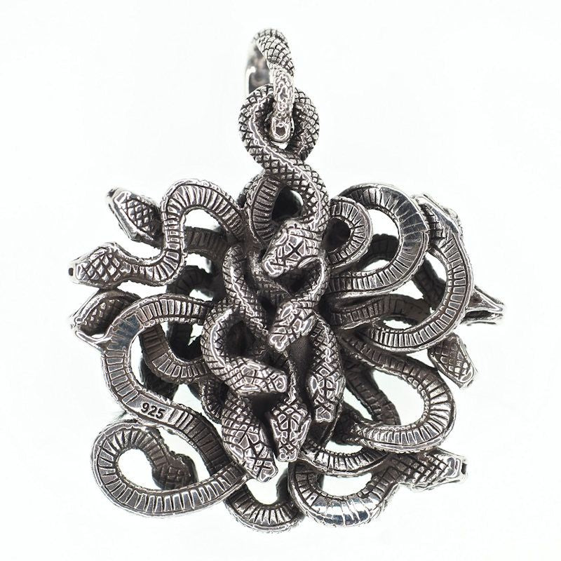 Sterling silver Medusa pendant