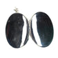 Large oval sterling silver locket
