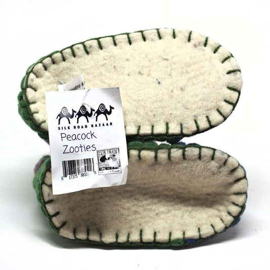 Peacock booties