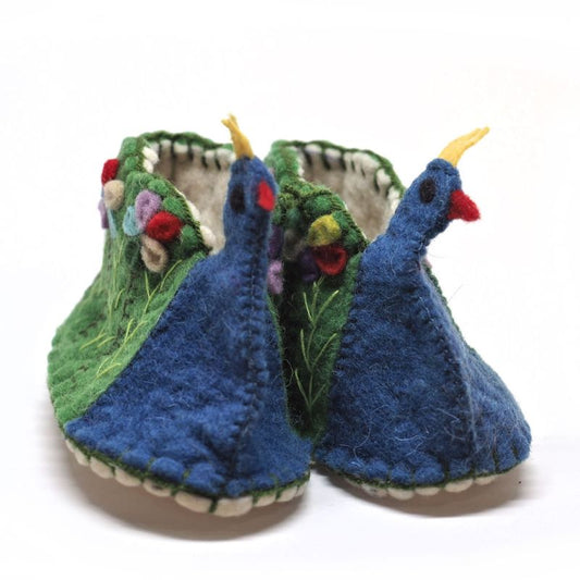 Peacock booties