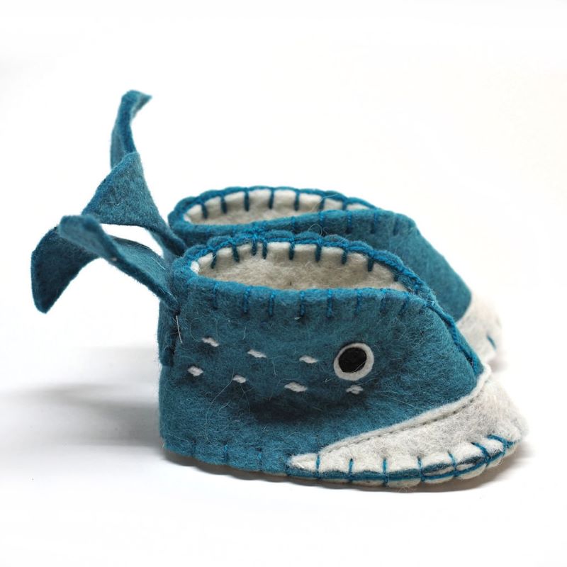Whale booties