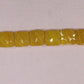 Vintage Czech two-hole square beads
