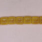 Vintage Czech two-hole square beads