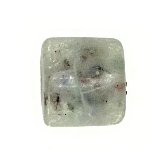 9 mm by 9 or 10 mm by 10 mm glass foil-lined lampwork barrels