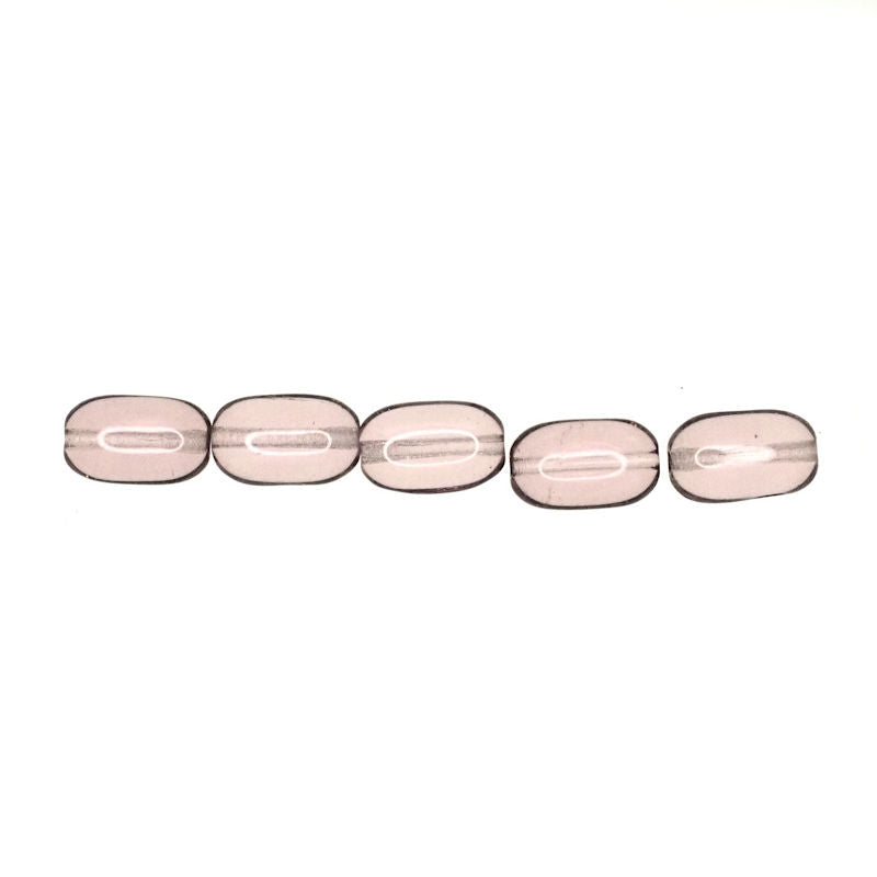 11 mm light purple lozenge beads