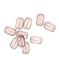 11 mm light purple lozenge beads