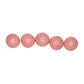 8 mm round pink Czech glass beads