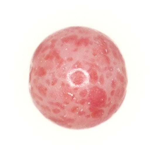 10 mm round pink Japanese glass beads