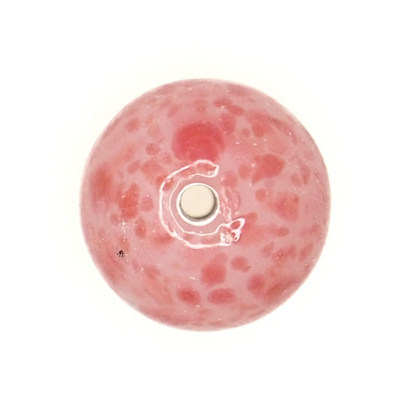 10 mm round pink Japanese glass beads