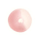 6 mm round frosted pink German glass beads
