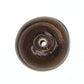 Amber bead with gold stripe