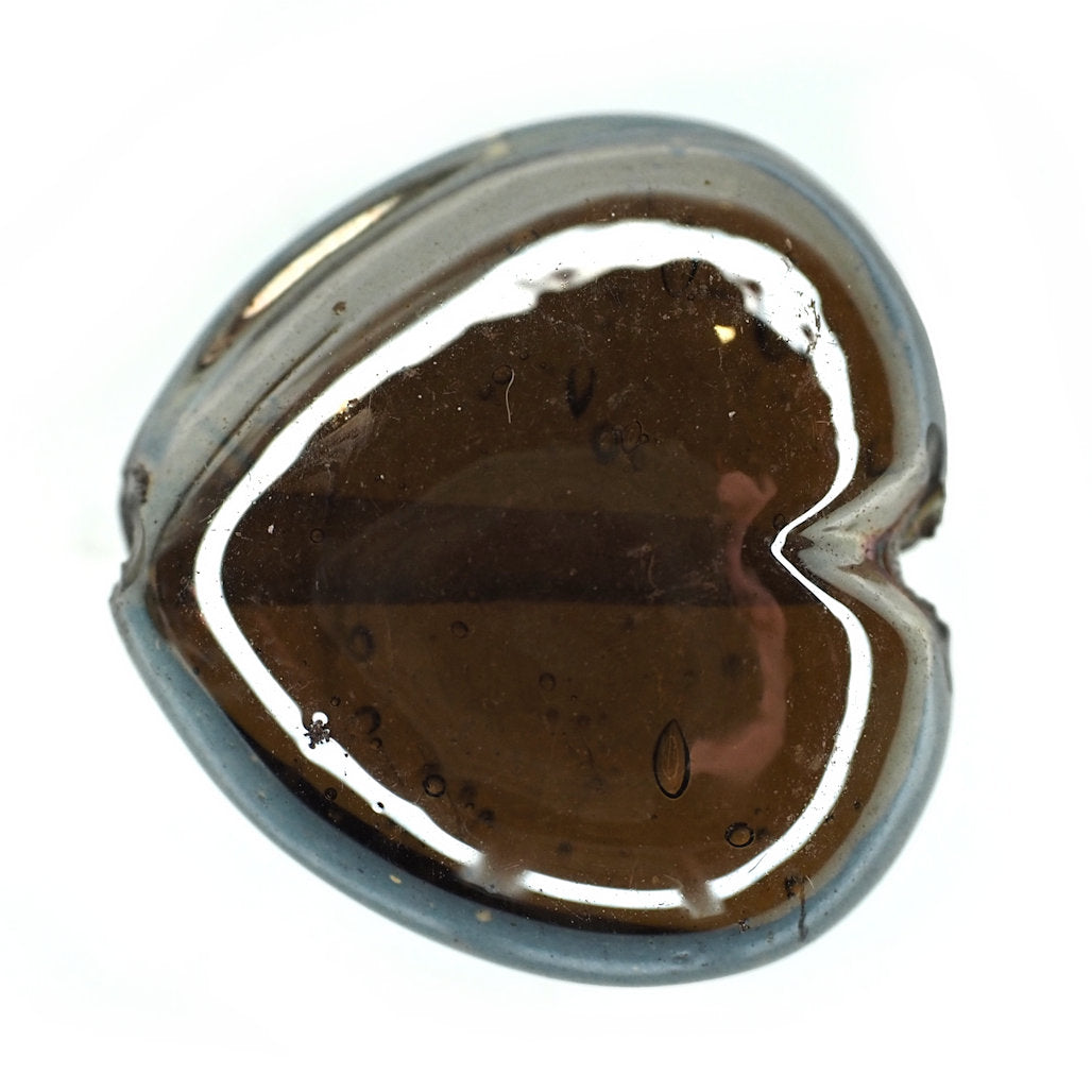 Metallic heart bead mix