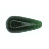 Green teardrop bead