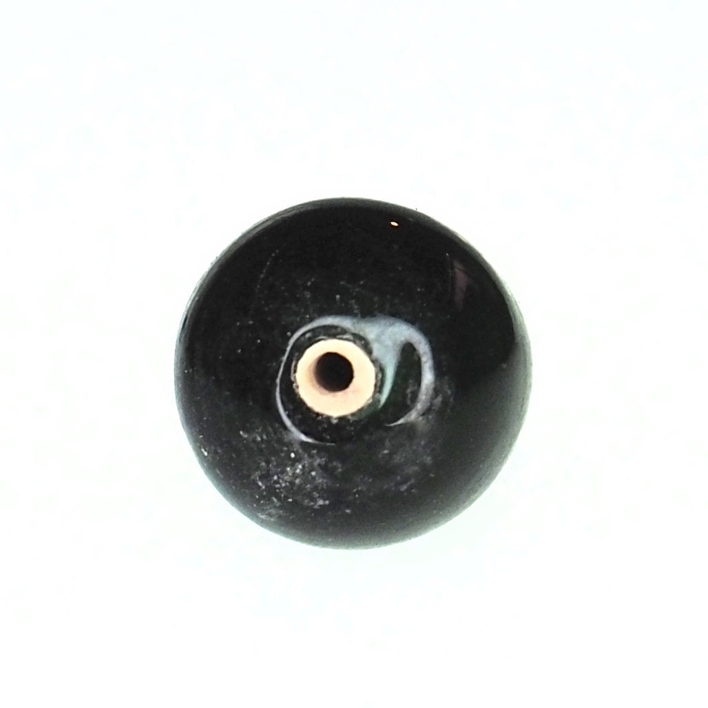 Green teardrop bead