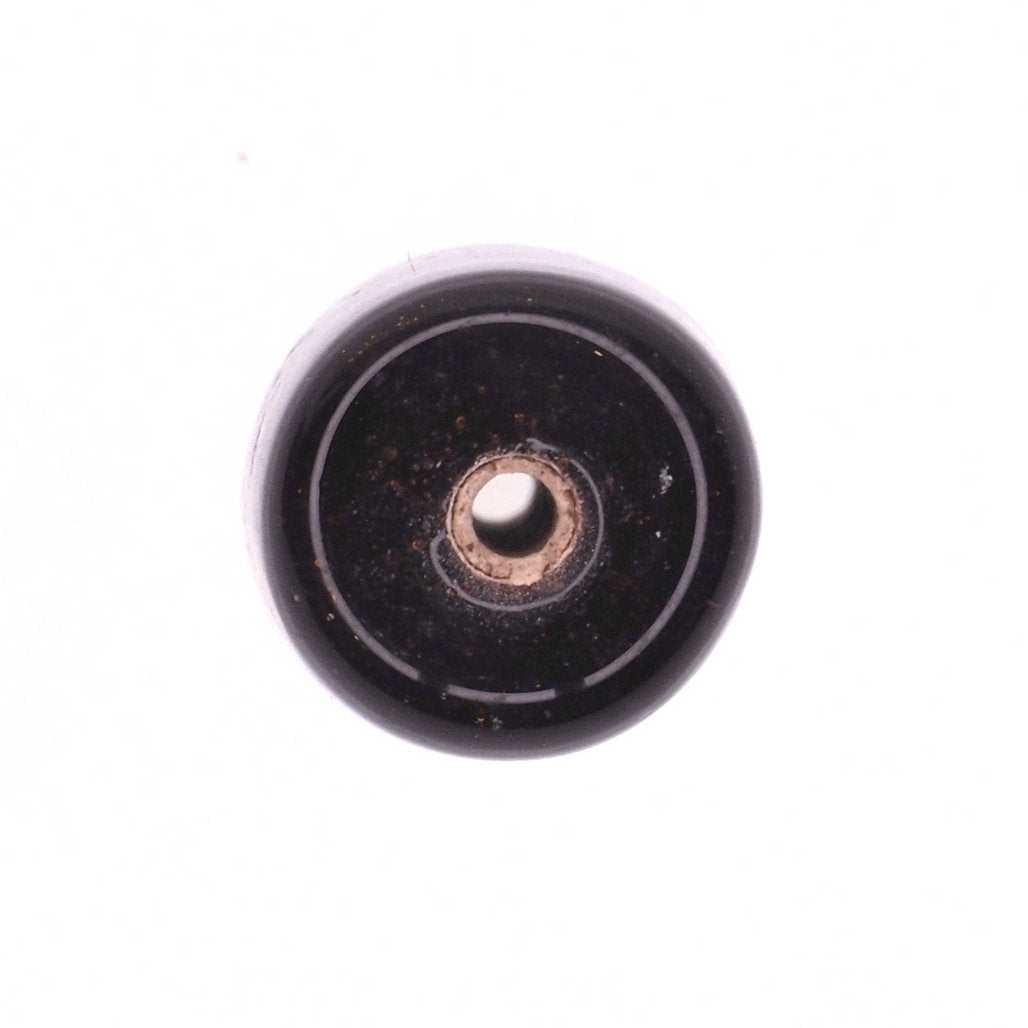 Amber tube bead