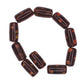 Amber tube bead