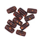 Amber tube bead