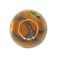 Mustard gold bead with black round dots
