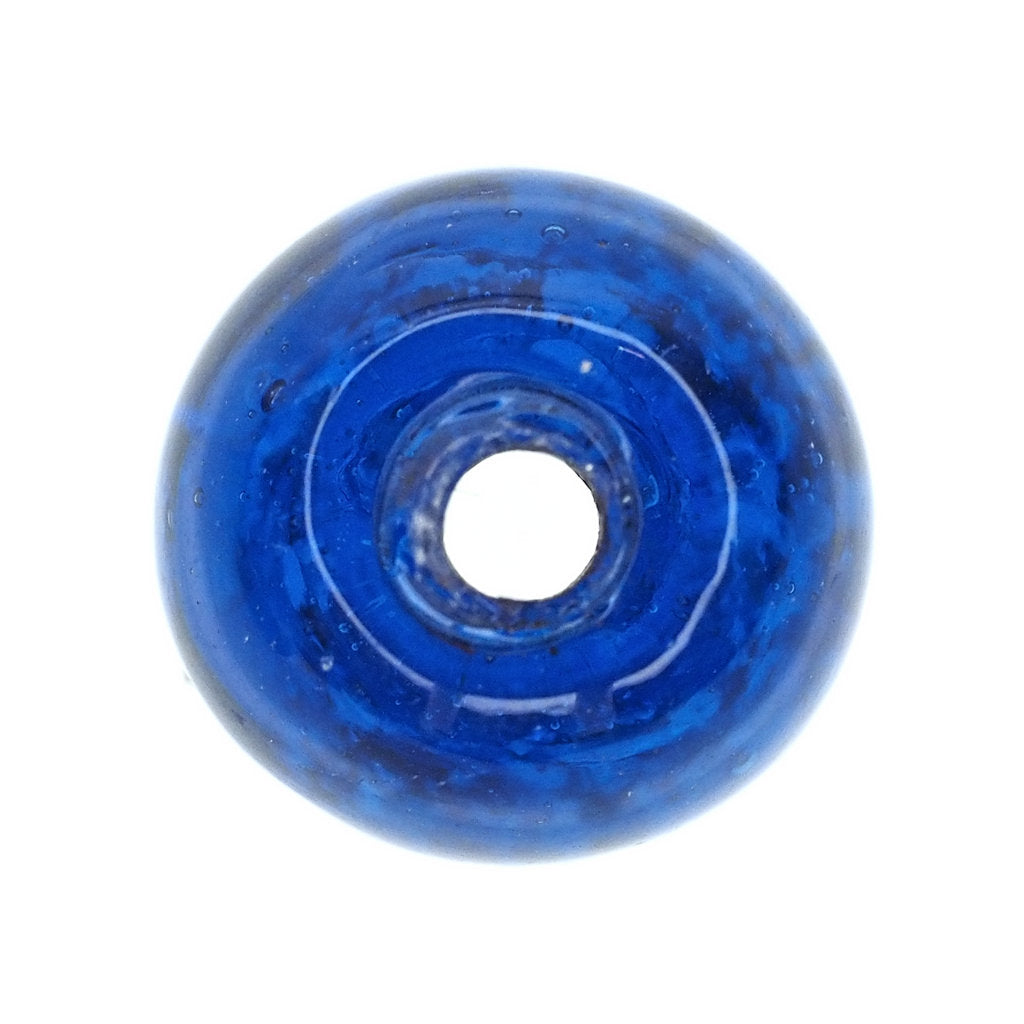 Sapphire blue marble bead