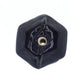 Sapphire blue hexagon drop bead