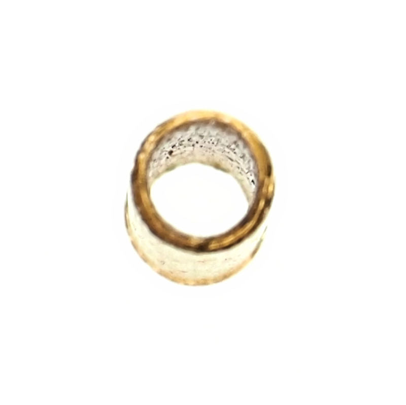 8 mm by 3 mm gold-plate tube beads