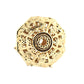 15 mm gold-plate filigree bead