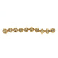 15 mm gold-plate filigree bead