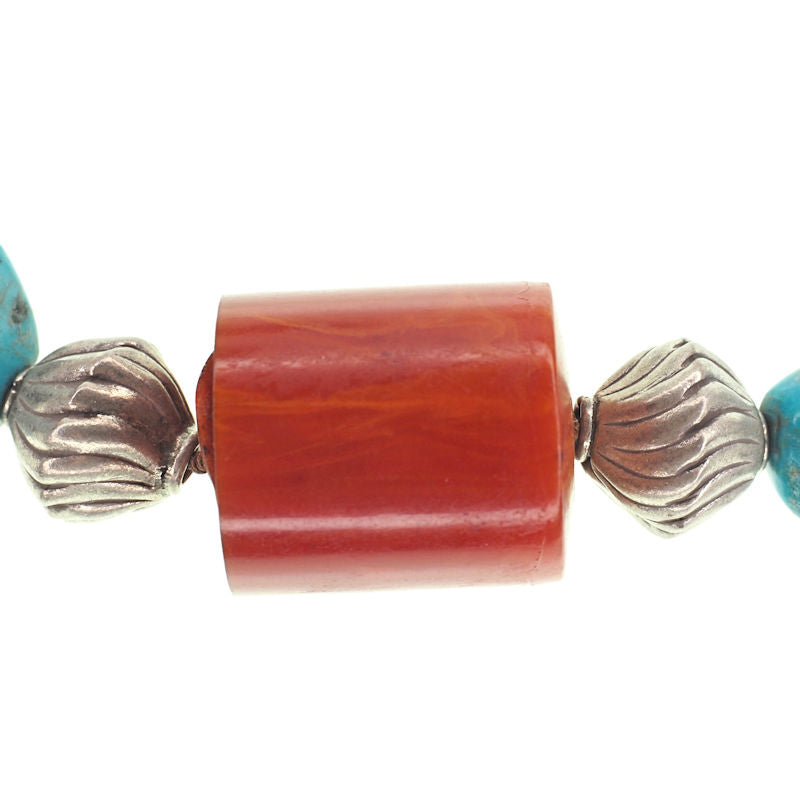 Ancient carnelian necklace
