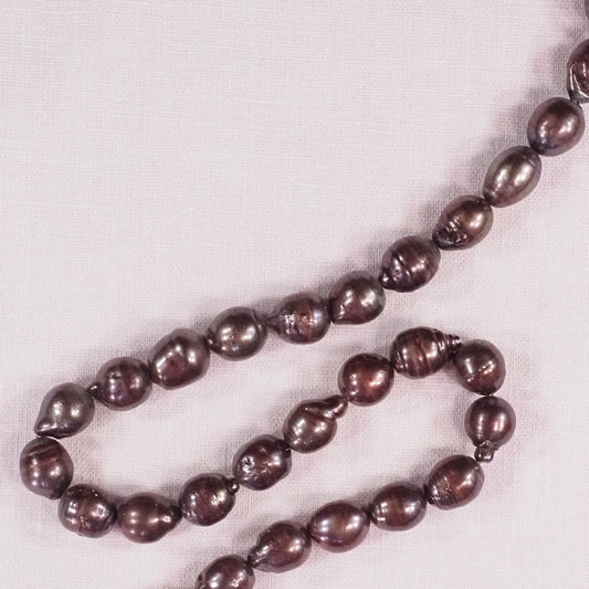 14 mm oval copper pearls