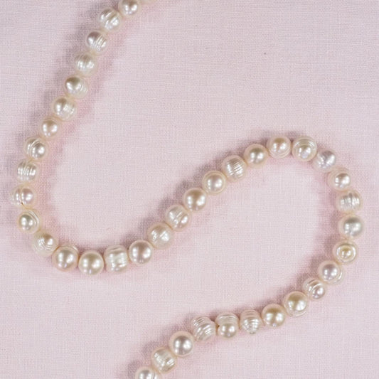 8 mm white potato pearls