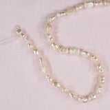 8 mm to 10 mm cream irregular pearls
