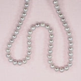 6 mm mostly potato silver pearls
