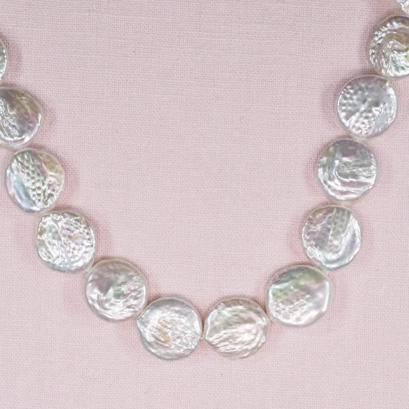 18 mm white coin pearls