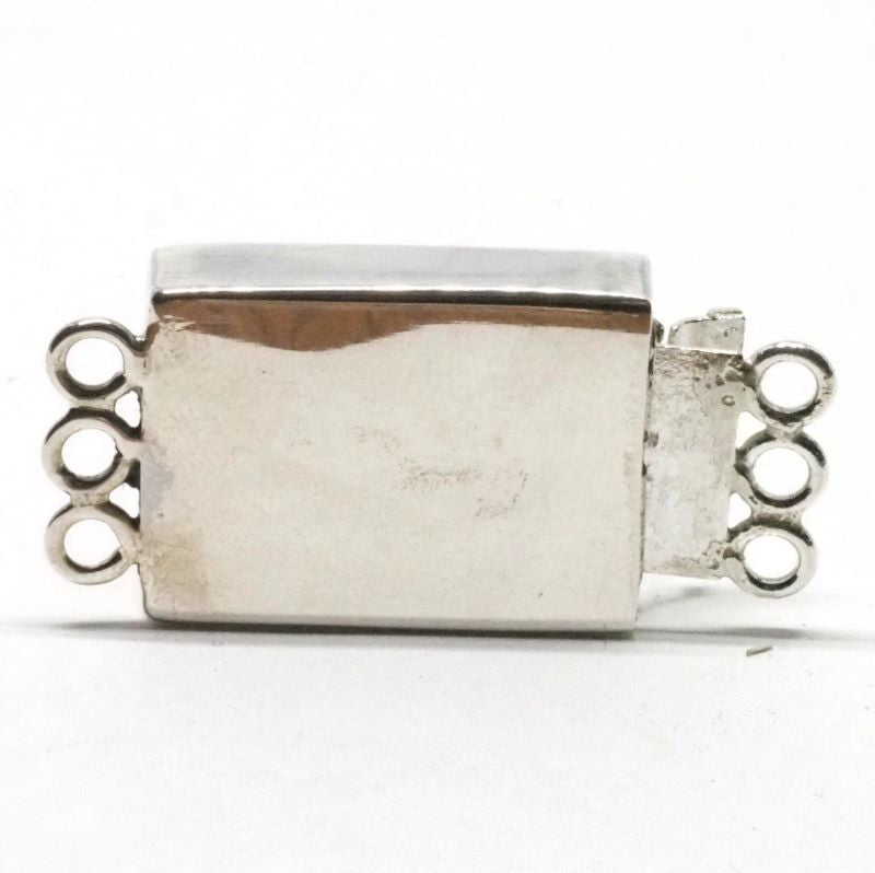 Rectangular carnelian clasp