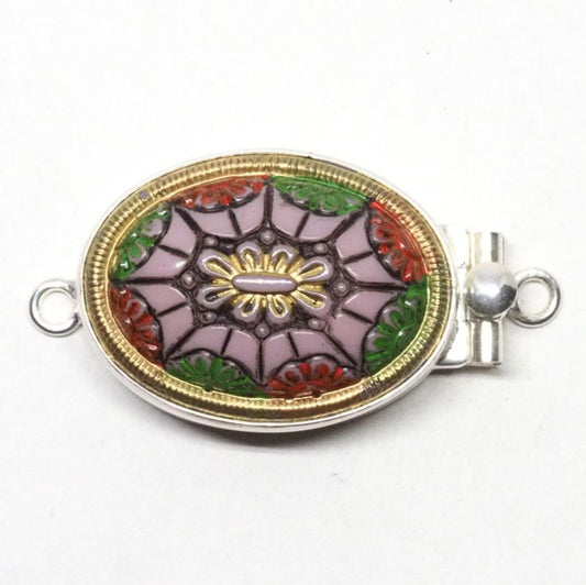 Pink ceiling dome clasp