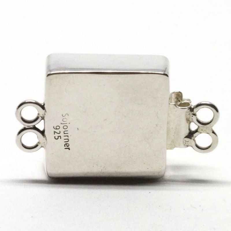 Square turquoise clasp