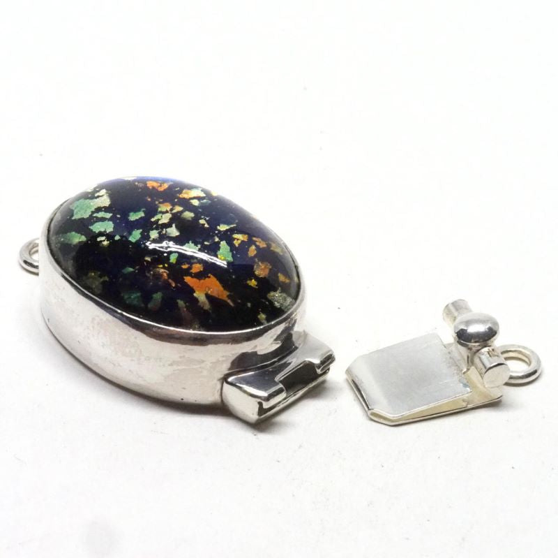 Deep blue clasp