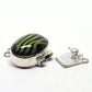 Lime stripe clasp