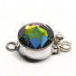 Pink and green Swarovski clasp