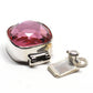 Light rose Swarovski clasp
