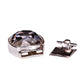 Square Swarovski crystal clasp
