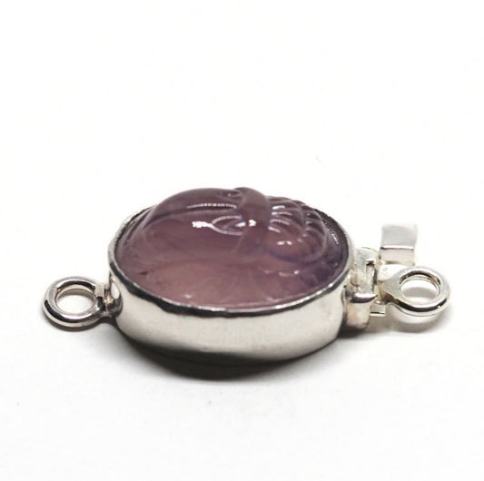 Purple scarab clasp