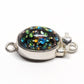 Black confetti clasp