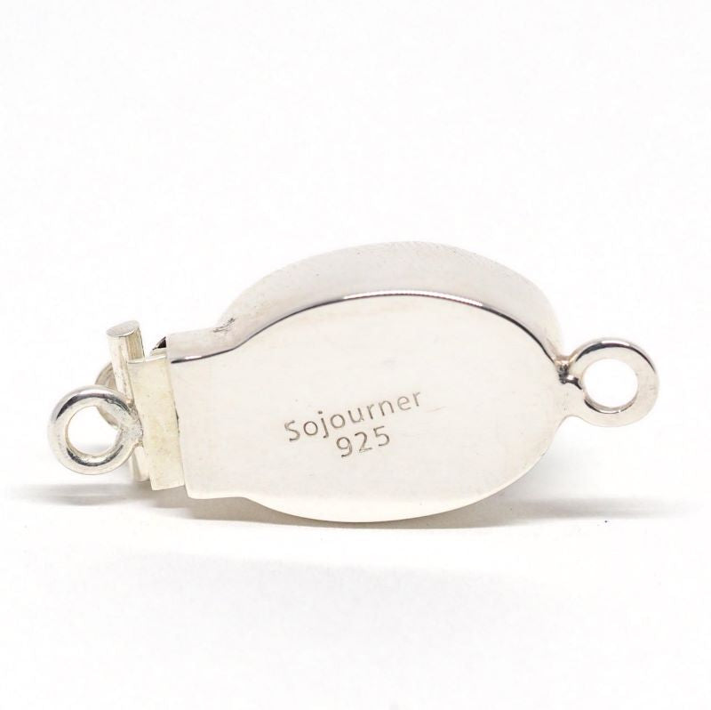 Black confetti clasp