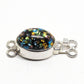 Black confetti clasp