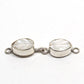White leaf hook clasp