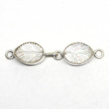 White leaf hook clasp