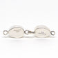 White leaf hook clasp